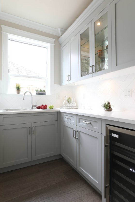 Wok kitchen in Heaton residence designed by Hollie Whitehead