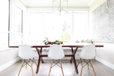 Family dine-in kitchen in house plan by Hollie Whitehead